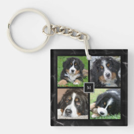 Modern grått-familjens anpassningsbar fotokollage