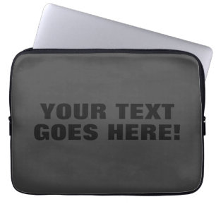 Modern Grått fet, minimalistisk Professionell din Laptop Fodral