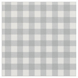 Modern Grått Gingham Tyg