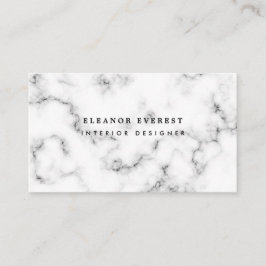 Modern grått marble-professionell visitkort