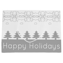 Modern Grått och vit Helgdag