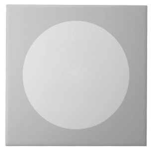 Modern Grått och White Polka dot mönster Tile Kakelplatta