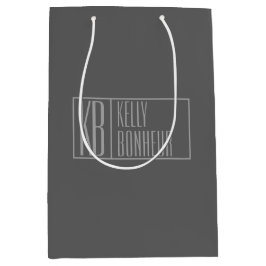 Modern, Grått på Mörk Grått, Initialer och Namn Lo