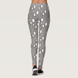 Modern Grått Patterned Leggings