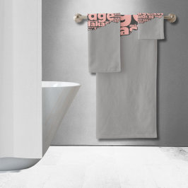 Modern Grått & Rosa Courage Typography