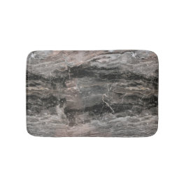 Modern Grått Tones Marble Stone Badrumsmatta