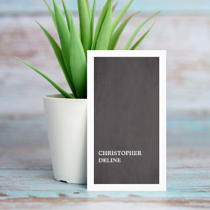 Modern Grått White Consultant med minimalistisk El Visitkort