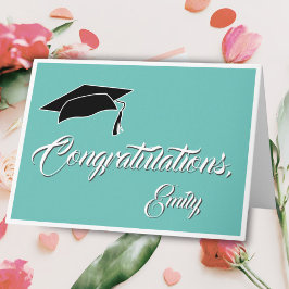 Modern Grattis Turcos Studenten Kort