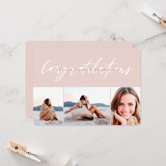 MODERN-GRATTISAR KORT (Fram/Back In Situ)