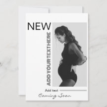 Modern gravid för enkla skript, typografi och foto