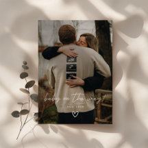 Modern Gravid för minimalistisk skriptfoto