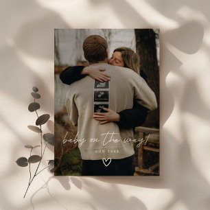 Modern Gravid för minimalistisk skriptfoto Meddelande