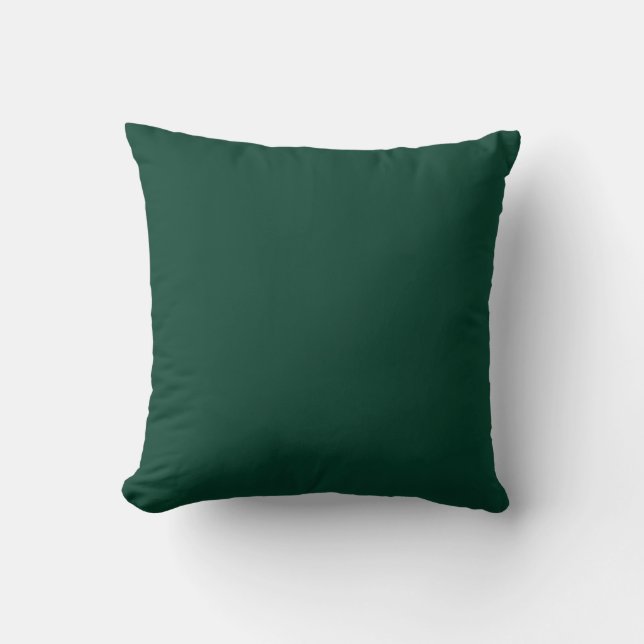 Modern  Green, Solid ,Throw Pillow Kudde (Framsida)