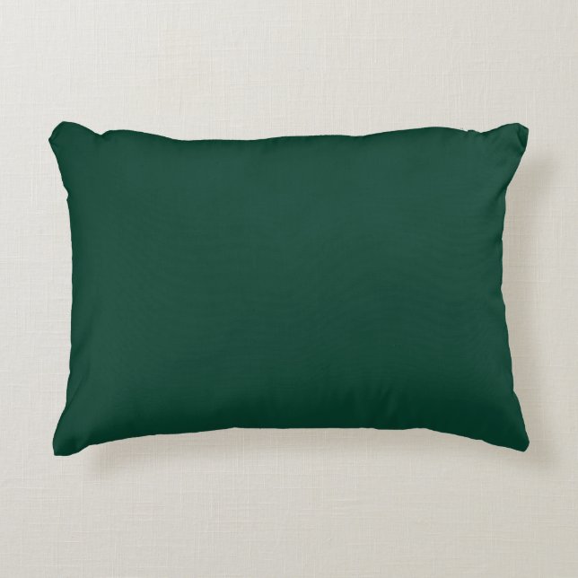 Modern  Green, Solid ,Throw Pillow Prydnadskudde (Framsidan)