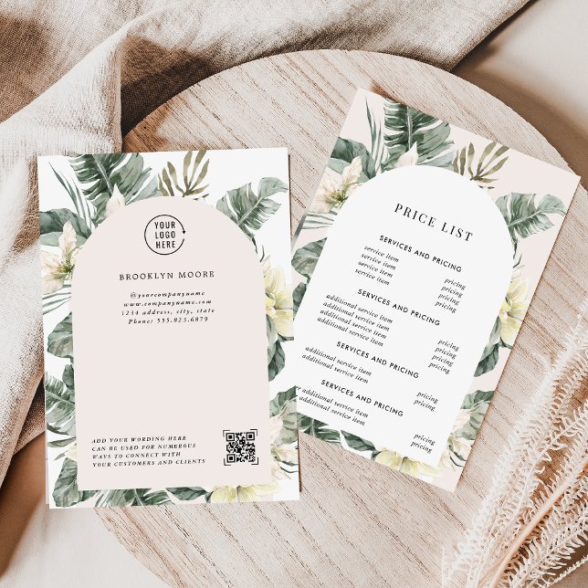 Modern Greenery Boho Arch | Prissättningsleverantö (Skapare uppladdad)