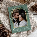 Modern Greenery Guld Arch God jul Photo Julkort<br><div class="desc">Den här designen har en modern grey arch med en delikat penseldrag för glitter ram och guld med ett enda lodrät. Om du vill göra avancerade ändringar väljer du alternativet "Klicka för att anpassa ytterligare" under "Anpassa den här mallen". Här kan du redigera och lägga till textrutor, färg och teckensnitt....</div>