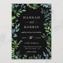 Modern Greenery Ram | Svarta Bröllop