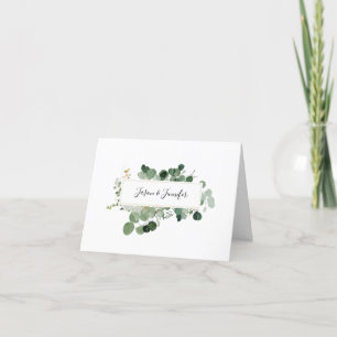 Modern Greenery Tack Kort