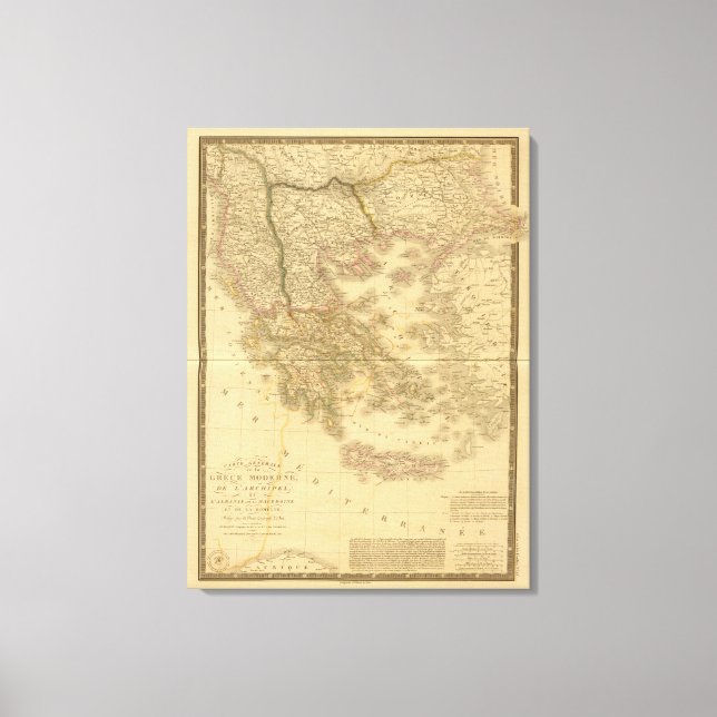 Modern Grekland Canvastryck (Framsida)