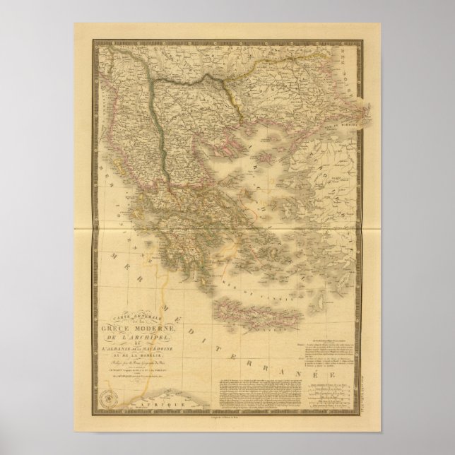 Modern Grekland Poster (Framsidan)