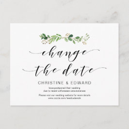 Modern grey, ändring av datum, uppskjuten vykort