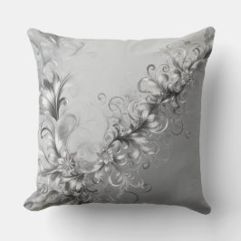 Modern Grey Decorative Pillow Kudde