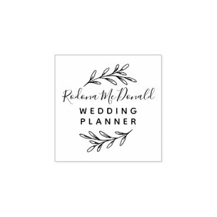 Modern Grey Script-Professionell Stämpel