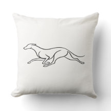 Modern Greyhound Enkel Linje Konst Minimalistisk K