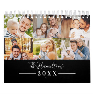 Modern Grid Collage Photo Family 2022 Kalender