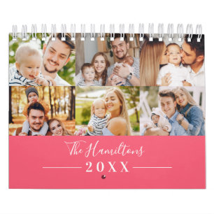 Modern Grid Collage Photo Family 2022 Kalender
