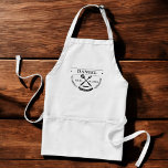 Modern Grillmaster Fars dag Förkläde<br><div class="desc">Höjd hans gungande spel med Modern Grillmaster Personlig Manar Apron! Den här plattan är snygg och har contemporary och är anpassad med namn och foto för personlig beröring. Den är tillverkad med en tålig och högkvalitativ struktur, både snyggt och praktisk, och erbjuder fullt för att skydda mot spill och stänk....</div>
