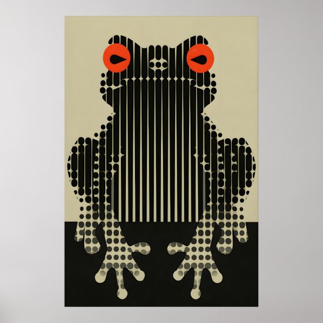 Modern grodakonsttryck Grafisk Pop Art Vägg 1 Poster (Framsidan)