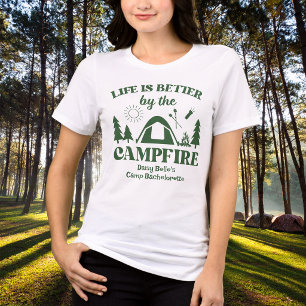 Modern Grön Camp Möhippa Helg T Shirt