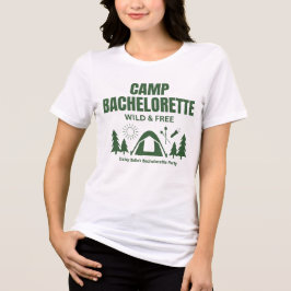 Modern Grön Camp Möhippa Helg T Shirt