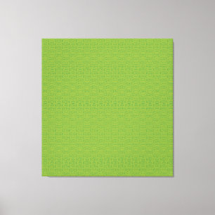 Modern grön canvaskonst Minimalistiskt sovrum