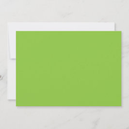 Modern grön minimalistisk julkort