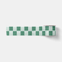 Modern grön och vit Mudcloth afrikanskt inspirerad