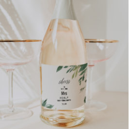 Modern Grönska Botanisk Bröllopsfest för Brudar