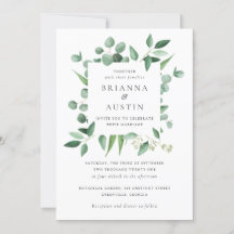 Modern Grönskande Ram Eukalyptus Botaniska blad