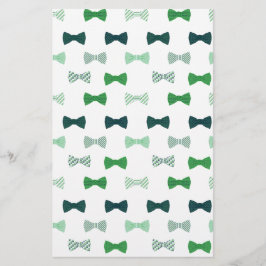 Modern Grönt Bow Tie mönster bowlades