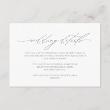 Modern Grönt Calligraphy Bröllop Guest Detail