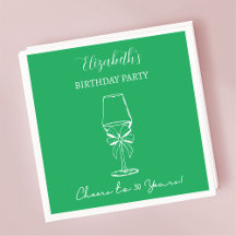 Modern Grönt Cheers till 30 års födelsedagskvor