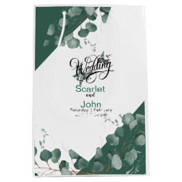 Modern grönt eucalyptus bröllop #3