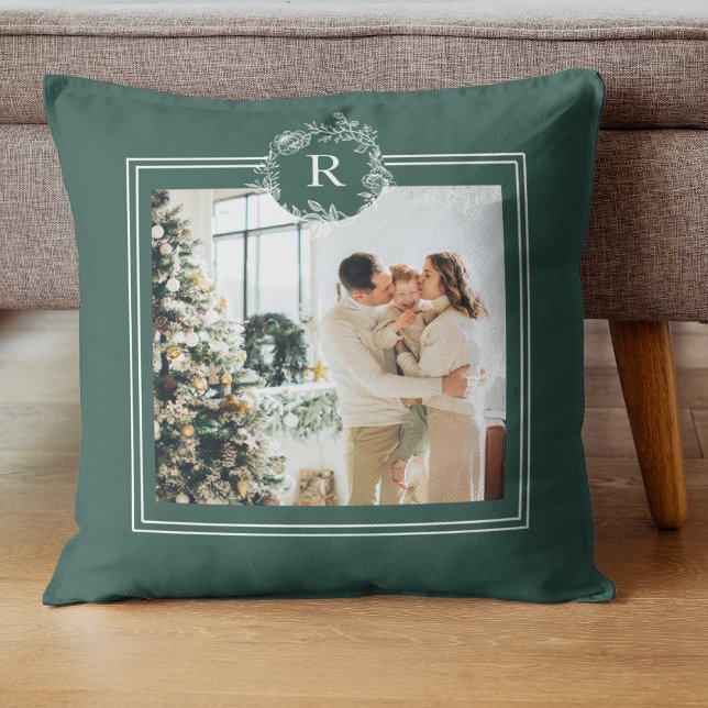 Modern Grönt | Familjefoto | Inledande Kudde (Skapare uppladdad)