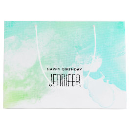 Modern Grönt för Abstrakt och blåfärgsswirls