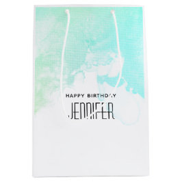 Modern Grönt för Abstrakt och blått vattenfärgsföd