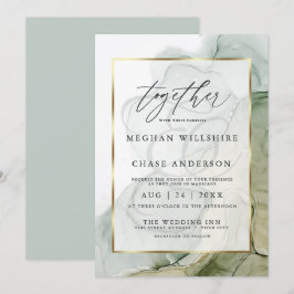 Modern Grönt för avsvärtning av alkohol från Bröll Inbjudningar