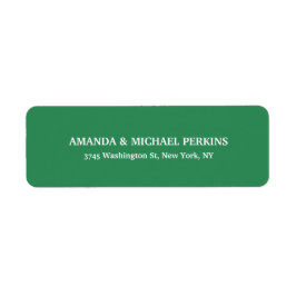 Modern Grönt  för konstnärligt Kreativ Returadress Etikett