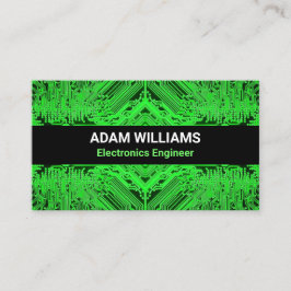 Modern Grönt för kretskort (PCB) Visitkort
