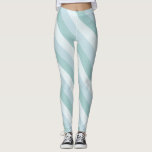 Modern Grönt för trendigets Snyggt, blå  Leggings<br><div class="desc">Trendig Snyggt Blå Grönt Mall Modern Design Pastel Färg Leggings.</div>